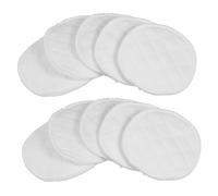 Ipetboom Coussinet D'allaitement en Coton 12 Couches Lavable et Réutilisable, Lot de 10, Doux et Confortable, Prévention des Fuites de Lait, pour Soins de Maternité