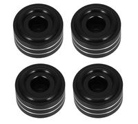 Ipetboom Coussinet D'amortisseur pour Pieds D'enceinte en Aluminium, Antidérapant et Isolant, 30x15 Mm, Lot de 4, des Vibrations pour Système Audio HiFi et Home Cinéma