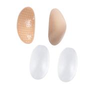 Ipetboom Coussinet d'Épaule Invisible en Silicone Transparent Rembourrage Antidérapant 2 Paires Confortable pour Sorties Sociales et Danse Réutilisables