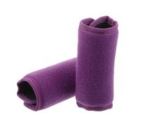 Ipetboom Coussinets Antidérapants pour Poignées de Déambulateur, Rembourrés en Fibre Polyester Respirante, Lot de 2 Housses Violettes Compatibles Aides à la Mobilité pour Personnes Âgées