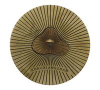 Ipetboom Couvercle en Métal pour Bougie Parfumée 7,8 Cm - Chapiteau Décoratif Anti-poussière Bronze, Accessoire Chauffe-Bougie pour Aromathérapie et Décoration Intérieure