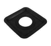 Ipetboom Couvre-brûleur de Cuisinière à Gaz en Silicone Noir Réutilisable Protection Complète Taches D'huile pour Plaque à Gaz Facile à Nettoyer