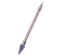 Ipetboom Crayon à Points Double Tête Pour Nail Art Outil De Ramassage De Avec Pointe Cire Pour Manucure Précise Et