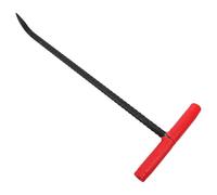 Ipetboom Crochet en T en Fer Robuste 450 Mm Poignée Antidérapante pour Levage de Plaques D'égout, Outil de Traction Polyvalent pour Couvercles de Regards Pluviaux et Manutention