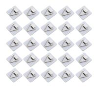 Ipetboom Crochets Adhésifs sans Perforation Blancs 50 Pièces pour Cadres Photo et Tableaux, Supports Muraux Résistants, Faciles à Utiliser, Adaptés au Salon, la Cuisine et Bureau