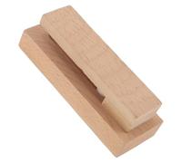 Ipetboom Crochets Muraux Adhésifs en Bois Massif de Hêtre Patères sans Perçage Finition Cire Naturelle Support Robuste pour Manteaux et Chapeaux Fixation Forte et Réutilisable pour