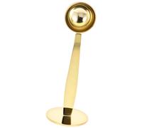 Ipetboom Cuillère à Mesurer Café Espresso Acier Inoxydable Bicolore Doré Cuillère pour Poudre et Lait avec Fond Pressé Dose Précise pour Café Thé Épices et Condiments