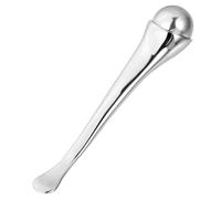 Ipetboom Cuillère Doseuse pour Masque Visage en Métal Bâtonnet de Massage pour Yeux Stick Beauté Compact et Réutilisable Outil Cosmétique Léger pour Soin Quotidien et Voyage