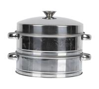 Ipetboom Cuiseur Vapeur Inox pour Cuisine Maison et Professionnelle et Uniforme pour Pains Légumes et Fruits de Mer Accessoire Cuisson pour Famille et Restaurant