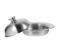 Ipetboom Cuiseur Vapeur Multifonction en Acier Inoxydable 304 Panier Vapeur Épais Couvercle Adapté Cuisson de Poisson Brioches et Petits Pains Usage Domestique