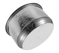 Ipetboom Cuve Intérieure de Cuiseur à Riz 1Pc Acier Inoxydable 304 Antiadhésif Remplacement Accessoire Électroménager pour Cuiseur à Riz Électrique