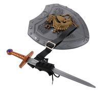 Ipetboom de Chevalier en Acier Bouclier Solide Couleur Dragon Ceinture Porte- Ajustable Costume Pirate et Renaissance Accessoires Vestimentaires Hommes