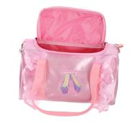 Ipetboom De Filles De Danse Filles De Transport De Voyage Sacs De Ballet pour Les Filles Trousse De Maquillage Fleurie De Maquillage Mignon Voyages Satin
