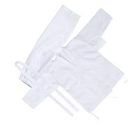 Ipetboom de Karaté Adulte et Adolescent Tissu Rayé Résistant Costume de Formation Réutilisable Confortable Séchage Rapide et Coutures Renforcées pour Entraînement Martial