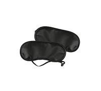 Ipetboom De Sommeil Polyester Cache-yeux Occultant Pour Voyages Et Détente Aide Récupération Du Sommeil Noir