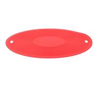 Ipetboom Dessous de Plat en Silicone Antidérapant Grand Format Ovale Épais Résistant à la Chaleur Couleur Rouge Tapis de Protection pour Casseroles Chaudes la Cuisine et Table 1