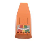 Ipetboom Détecteur Emf Portable Haute Fréquence avec 5 Led, Testeur de Champ Électromagnétique Compact Orange pour Bureau, Maison et Chasse aux Fantômes, Compteur Précis de Rayonnement Cem
