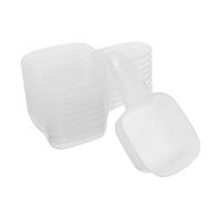 Ipetboom Doseur Plastique pour Lessive 40ml, Cuillère Compacte et Précise, Lot de 30 Pièces pour Usage Domestique et Formulation