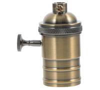 Ipetboom Douille de Lampe E26/e27 en Métal Rétro Stable et Résistante, Support pour Ampoule Jusqu'à 600w, pour Restaurer Lampes Anciennes et DIY Éclairage