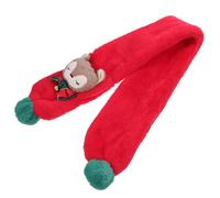 Ipetboom Écharpe Garçon et Filles à Motif Renard Rouge 1 Pièce, Tour de Cou Chaud en Polyester Doux, Écharpe D’hiver Noël, Accessoire Cosy pour Garçons et Filles, Présent Fêtes Hivernales