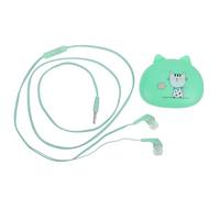 Ipetboom Écouteurs Intra-Auriculaires Filaire Microphone et Design Innovant pour Musique, Vidéos et Appels Compatibles Téléphones Universels Vert