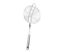 Ipetboom Écumoire Araignée Inox Résistante Chaleur avec Crochet Cuillère Passoire pour Filtration Alimentaire Manche Ergonomique Antidérapant Ustensile Cuisine Multifonction pour Friture