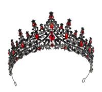 Ipetboom Elegant Crystal Tiara Wedding Headpiece For Women And Comfortable Flexible Queen Crown Hair Accessory For Bridal Prom Birthday And Party