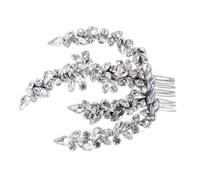 Ipetboom Élégant Peigne À Cheveux En Strass Accessoire De Mariée Pince Latérale Pour Femme Fête Bal De Fin D'année Accessoires Pour Cheveux Scintillants