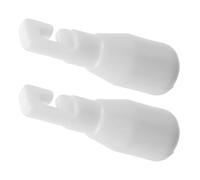 Ipetboom Embouts de Canne pour Aveugle Lumineux et Robustes en Plastique Embouts de Rechange Type Crochet Ergonomiques Lot de 2 Pièces pour Canne de Marche Sécurisée en Extérieur