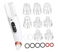 Ipetboom Embouts De Gommage Visage Pour Appareil De Nettoyage à L'eau, 8 Pièces, Plastique De Remplacement, Nettoyage Profond Des Pores, Soin Du Visage Cou, Accessoire Hydro Esthétique