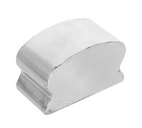 Ipetboom Embouts de Rampe D'escalier en Acier Inoxydable, Bouchons de Tube de Fer à Cheval, Kit de Main Courante Argenté, Extrémités de Raccords pour Escalier Intérieur, Protecteur de Tube