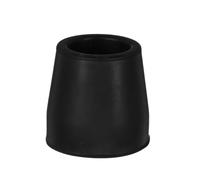 Ipetboom Embouts en Caoutchouc pour Pieds de Déambulateur Noir 25 MM Accessoires Faciles à Installer pour Prolonger la Durée de Vie du Déambulateur