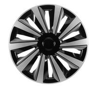 Ipetboom Enjoliveur De Roue 15 Pouces Argenté Cache-Moyeux Voiture | Compatible Avec La Plupart Des Voitures, Pp Robuste, 41.50X41.50X4.00cm, 1 X Couvercles De Roues Hubcap