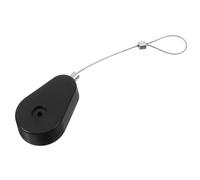 Ipetboom Enrouleur Câble Électrique Rétractable, Support de Câble en Plastique et Acier, Étui à Fil Antivol Rétractable, Automatique, Anti-Perte, Noir