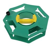 Ipetboom Enrouleur de Câble Électrique Vert Compact en Plastique avec Poignée Rotative Centrale - Bobine de Fil et Support de Câble pour Garage, Bricolage et Gestion de Rallonge Solide