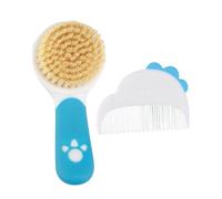 Ipetboom Ensemble De 2 Brosses À Cheveux Pour Bébé : Brosse Et Peigne À Poils Doux Pour Nouveau-nés Et Tout-petits. De Registre Pour Bébé. Soins Capillaires Doux Pour Le Toilettage