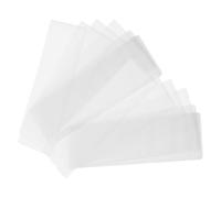 Ipetboom Ensemble de 20 pochettes PVC transparentes perforées pour marque-pages et photos, étanches, résistantes aux chocs, adaptées rangement et à l'exposition