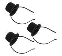 Ipetboom Ensemble De 3 Bandeaux Festifs Chapeaux De Style Années Coiffes Pour Tea Party Et Cosplay Adulte Accessoire Années 20 Chapeau Noir Pour Mariage Victorien Ou Soirée À