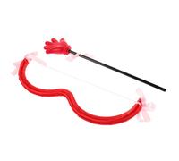Ipetboom Ensemble de Déguisement de Cupidon pour Saint-Valentin Arc et Flèche Rouge Accessoire Costume Ange Kit Cosplay Garçon et Filles et Adultes Fête Carnaval Décoration