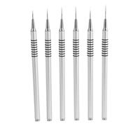 Ipetboom Ensemble De Pinceaux Pour Nail Art Kit De Manucure 6 Pièces Stylo De Sculpture Pour Nail Art Marqueurs Crayon À Sourcils Universel Pour Des Motifs Détaillés