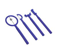 Ipetboom Entraîneur De Pointe De Langue 4 Pièces Outil D'Orthophonie Pour Exercices Musculaires Buccaux Enfants Rééducation De La Parole Portable Compact