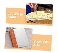 Ipetboom Épandeur Crêpes Inox avec Racloir Pratique pour et Cuisson Maison Ustensile Polyvalent pour Pancakes et Œufs