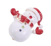 Ipetboom Épingle Bonhomme de Neige de Noël en Alliage Léger et Confortable, Accessoire Mignon pour Vêtements et Paquet à Dos en Hiver, Bijou Festif pour Femmes et Filles