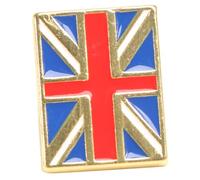 Ipetboom Épingle En Métal Avec Drapeau Union Jack Décorations De Fête Broche Badge Patriotique Pour Vêtements Badge Drapeau Accessoires Pour Cheveux Drapeaux Bleus Pour Femmes