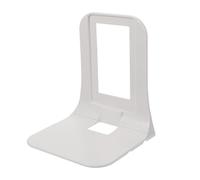 Ipetboom Étagère Murale pour Prise Électrique Extensible Détachable Rangement Compact pour Socle Mural Installation Réversible Blanc Simple et Pratique