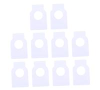 Ipetboom Étiquettes De Bouteille Vin Double Face 100 Pcs PVC Vierge Réutilisables à Suspendre Cave Stockage