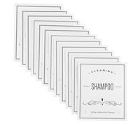 Ipetboom Étiquettes Étanches pour Bouteilles de Shampoing Lot de 24 Autocollants PVC Résistants à L'Eau pour Salle de Bain Accessoires de Voyage Pratiques pour Shampoing et Gel Bain