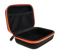 Ipetboom Étui de Voyage Rigide pour Appareil Photo Sport Paquet de Transport EVA Orange Anti-Chocs Protection Étanche et Rangement Accessoires Pochette Portable pour Caméra Compacte