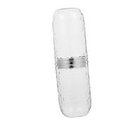 Ipetboom Étui De Voyage Transparent pour Brosse à Dents Organisateur Pratique Rangement Portable pour Toiletries Idéale pour Vos Voyages