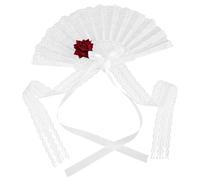Ipetboom Éventail Dentelle Motif Rose Style Rétro Pour Cosplay Et Décoration Et Facile à Transporter